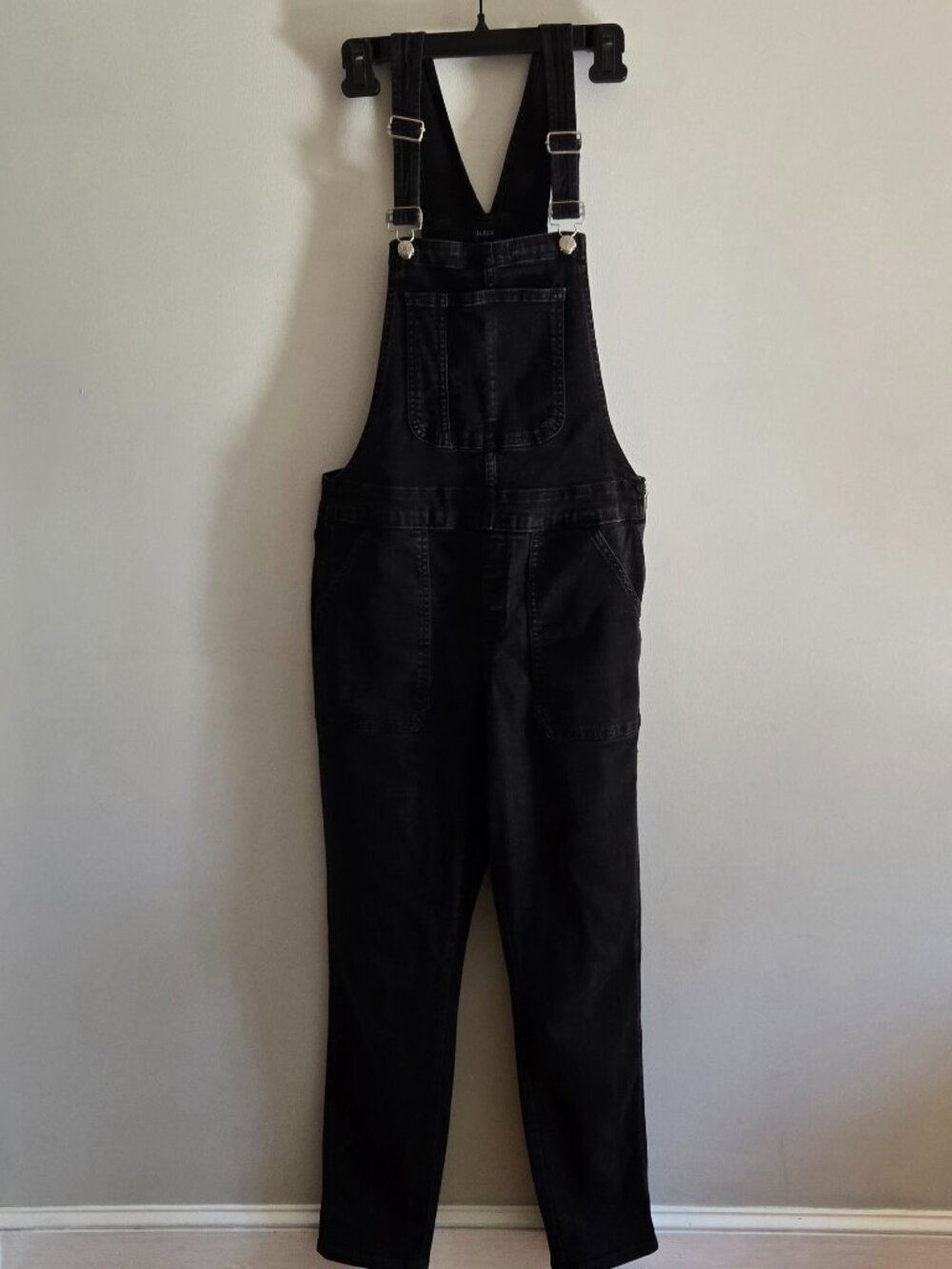 J Crew Black Womans Overalls, Size M